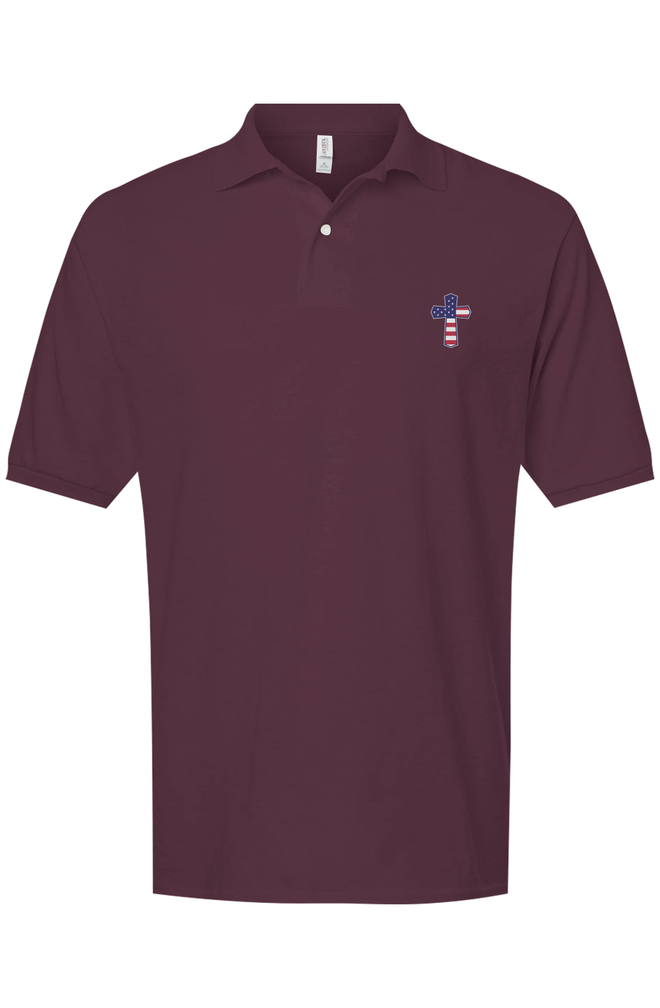 God N Country Patriotic Blended Polo